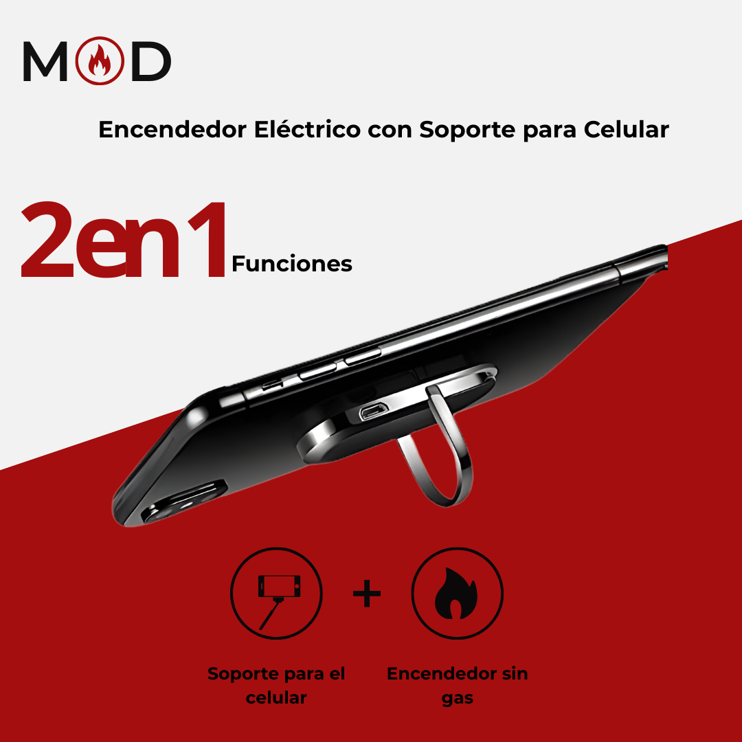 MOD - Encendedor Eléctrico con Soporte Integrado